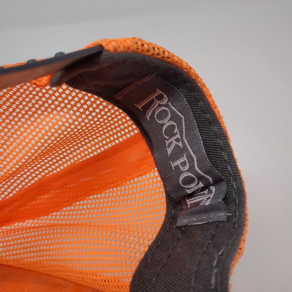 CJRS Snapback Trucker Hat Multicolor One Size Adjustable Mesh Back Rock Point - Picture 9 of 10